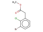 3-BROMO-2-<span class='lighter'>CHLOROPHENYLACETIC</span> ACID METHYL ESTER