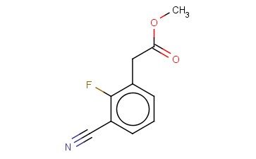 3-CYANO-2-<span class='lighter'>FLUOROPHENYLACETIC</span> ACID METHYL ESTER