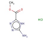 5-氨基-1H-1,2,4-三<span class='lighter'>氮</span>唑-3-羧酸<span class='lighter'>甲</span>酯<span class='lighter'>盐酸盐</span>