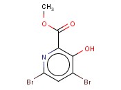 4,6-二溴-3-羟基-2-<span class='lighter'>吡啶甲酸</span><span class='lighter'>甲</span><span class='lighter'>酯</span>