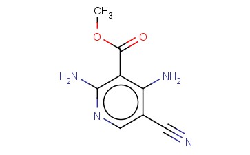 METHYL 2,4-DIAMINO-5-<span class='lighter'>CYANOPYRIDINE</span>-3-CARBOXYLATE