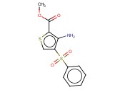 3-<span class='lighter'>氨基</span>-4-<span class='lighter'>苯</span>磺<span class='lighter'>酰</span><span class='lighter'>基</span>噻酚-2-甲酸<span class='lighter'>甲</span>酯