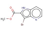 METHYL 3-<span class='lighter'>BROMO</span>-1H-PYRROLO-[3,2-B]<span class='lighter'>PYRIDINE</span>-2-CARBOXYLATE