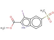 METHYL 3-IODO-5-(METHYLSULFONYL)-1H-INDOLE-2-CARBOXYLATE