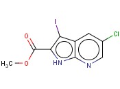 METHYL 5-CHLORO-3-IODO-1H-PYRROLO[2,3-B]PYRIDINE-2-CARBOXYLATE