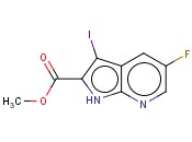 METHYL 5-FLUORO-3-IODO-1H-PYRROLO[2,3-B]PYRIDINE-2-CARBOXYLATE