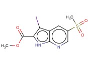METHYL 3-IODO-5-(METHYLSULFONYL)-1H-PYRROLO[2,3-B]PYRIDINE-2-CARBOXYLATE
