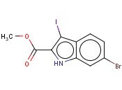 METHYL 6-BROMO-3-IODO-1H-INDOLE-2-CARBOXYLATE