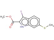 METHYL 3-IODO-6-(METHYLTHIO)-1H-INDOLE-2-CARBOXYLATE