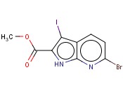 METHYL 6-BROMO-3-IODO-1H-PYRROLO[2,3-B]PYRIDINE-2-CARBOXYLATE
