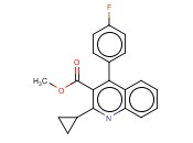 2-环丙基-4-(4-氟苯基)-3-喹啉羧酸甲酯
