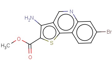 3-AMINO-7-BROMO-THIENO[3,2-C]QUINOLINE-2-CARBOXYLIC ACID METHYL ESTER