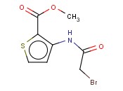 3-[(2-溴<span class='lighter'>乙酰</span>基)<span class='lighter'>氨基</span>]噻吩-2-羧酸<span class='lighter'>甲</span><span class='lighter'>酯</span>