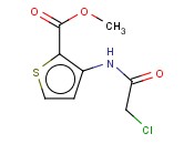 3-[(2-氯<span class='lighter'>乙酰</span>)<span class='lighter'>氨基</span>]噻吩-2-甲酸<span class='lighter'>甲</span><span class='lighter'>酯</span>