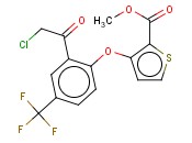 METHYL 3-[2-(2-CHLOROACETYL)-4-(TRIFLUOROMETHYL)PHENOXY)THIOPHENE-2-CARBOXYLATE