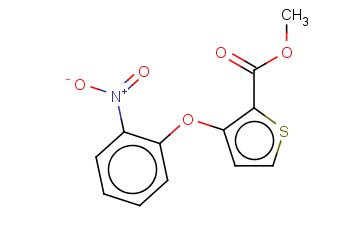 METHYL 3-(2-NITROPHENOXY)-2-THIOPHENECARBOXYLATE