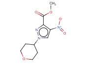 METHYL 4-NITRO-1-(TETRAHYDRO-2H-PYRAN-4-YL)-1H-PYRAZOLE-3-CARBOXYLATE