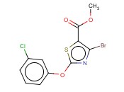 METHYL 4-BROMO-2-(3-CHLOROPHENOXY)THIAZOLE-5-CARBOXYLATE