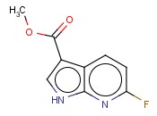 6-FLUORO-7-AZAINDOLE-3-CAROBOXYLIC ACID METHYL ESTER