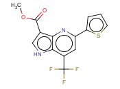 METHYL 5-(THIOPHEN-2-YL)-7-(TRIFLUOROMETHYL)-1H-PYRROLO[3,2-B]PYRIDINE-3-CARBOXYLATE