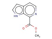 METHYL <span class='lighter'>1H-PYRROLO</span>[<span class='lighter'>2,3-C</span>]<span class='lighter'>PYRIDINE</span>-7-CARBOXYLATE