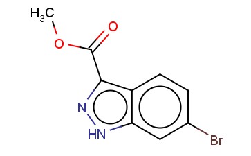 METHYL <span class='lighter'>6-BROMO-1H-INDAZOLE-3-CARBOXYLATE</span>