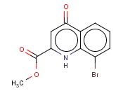 METHYL <span class='lighter'>8-BROMO-4-OXO-1,4-DIHYDROQUINOLINE-2-CARBOXYLATE</span>