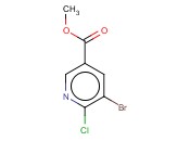 3-Pyridinecarboxylic acid, 5-bromo-6-chloro-, methyl ester