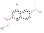 2-QUINOLINECARBOXYLIC ACID, 4-BROMO-6-NITRO-, METHYL ESTER