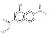 <span class='lighter'>4-HYDROXY-6-NITRO-QUINOLINE-2-CARBOXYLIC</span> ACID METHYL <span class='lighter'>ESTER</span>