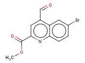 METHYL 6-BROMO-4-FORMYLQUINOLINE-2-CARBOXYLATE