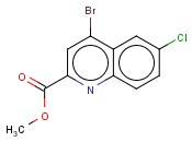 METHYL 4-BROMO-6-CHLOROQUINOLINE-2-CARBOXYLATE