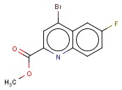 METHYL 4-BROMO-6-FLUOROQUINOLINE-2-CARBOXYLATE