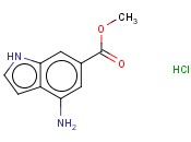 4-氨基-6-吲哚甲酸<span class='lighter'>甲</span>酯<span class='lighter'>盐酸盐</span>