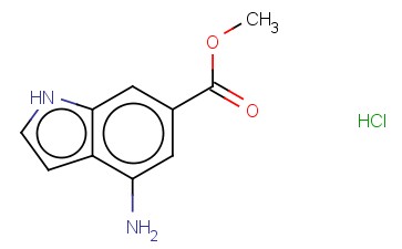 4-<span class='lighter'>氨基</span>-6-<span class='lighter'>吲哚</span>甲酸甲酯盐酸盐