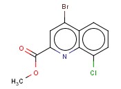 METHYL 4-BROMO-8-CHLOROQUINOLINE-2-CARBOXYLATE