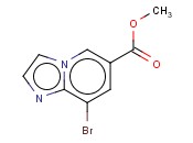 METHYL 8-<span class='lighter'>BROMO-IMIDAZO</span>[<span class='lighter'>1,2-A</span>]<span class='lighter'>PYRIDINE</span>-6-CARBOXYLATE