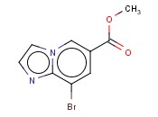 METHYL 8-BROMO-<span class='lighter'>IMIDAZO</span>[<span class='lighter'>1,2-A</span>]<span class='lighter'>PYRIDINE</span>-6-CARBOXYLATE