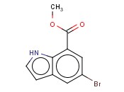 METHYL 5-<span class='lighter'>BROMOINDOLE</span>-7-CARBOXYLATE