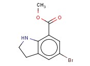 METHYL 5-BROMOINDOLINE-7-CARBOXYLATE