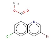 METHYL 3-BROMO-6-CHLOROQUINOLINE-8-CARBOXYLATE
