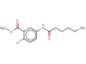 METHYL 5-(5-AMINOPENTANAMIDO)-<span class='lighter'>2-CHLOROBENZOATE</span>