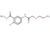 METHYL 5-[2-(2-AMINOETHOXY)ACETAMIDO]-<span class='lighter'>2-CHLOROBENZOATE</span>