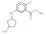 METHYL 5-[(3-AMINOCYCLOPENTYL)AMINO]-<span class='lighter'>2-CHLOROBENZOATE</span>