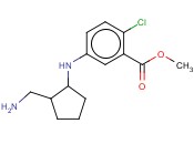 METHYL 5-([2-(AMINOMETHYL)CYCLOPENTYL]AMINO)-<span class='lighter'>2-CHLOROBENZOATE</span>