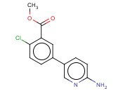 METHYL 5-(6-AMINOPYRIDIN-3-YL)-<span class='lighter'>2-CHLOROBENZOATE</span>