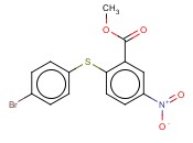 METHYL 2-(4-BROMOPHENYLTHIO)-5-NITROBENZOATE