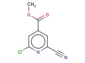 METHYL 2-CHLORO-6-<span class='lighter'>CYANOPYRIDINE</span>-4-CARBOXYLATE