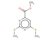 METHYL 2,6-BIS(METHYLSULFANYL)PYRIMIDINE-4-CARBOXYLATE