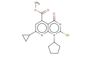 METHYL 1-CYCLOPENTYL-7-CYCLOPROPYL-2-MERCAPTO-4-OXO-1,4-DIHYDROPYRIDO[2,3-D]PYRIMIDINE-5-CARBOXYLATE